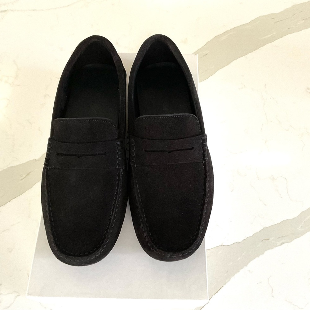 Oliver Cabell Black Driver Flats